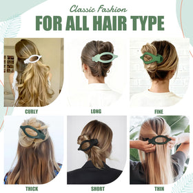 USDNICE Flat Hair Clip on a desk with beauty products