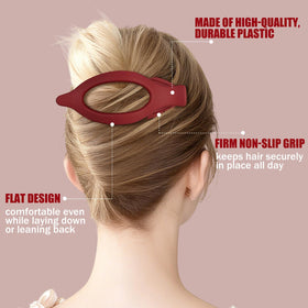 USDNICE Flat Hair Clip on a table with other accessories