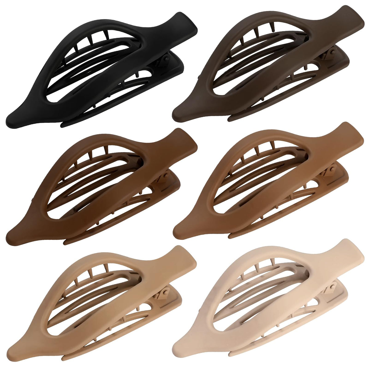 USDNICE Flat Hair Clips arranged neatly for display