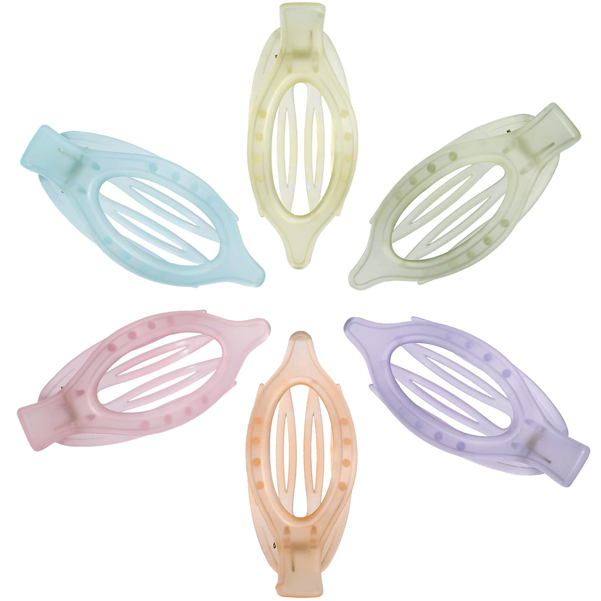 USDNICE Flat Hair Clips in a variety of settings
