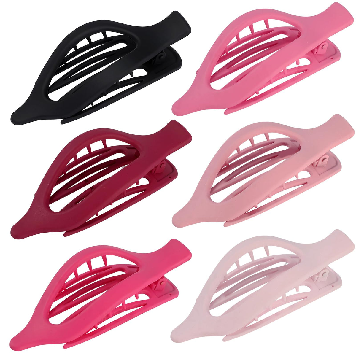 USDNICE Flat Hair Clips in various colours on a table