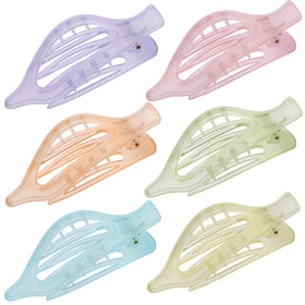 USDNICE Flat Hair Clips set arranged by colour