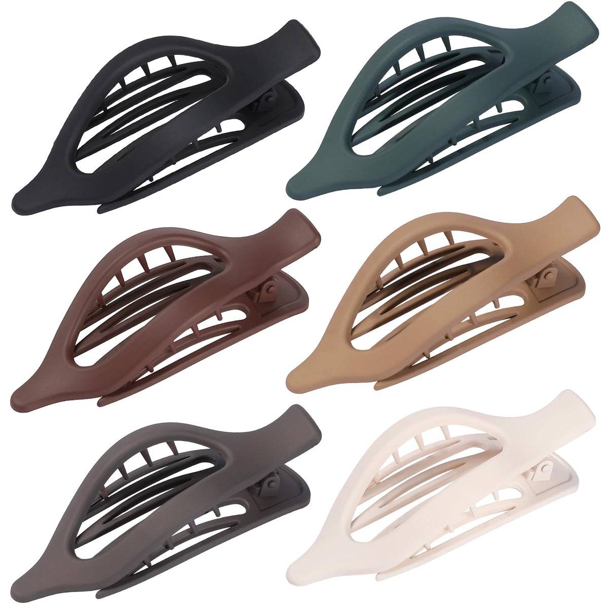 USDNICE Flat Hair Clips Set - showing comfort fit while driving