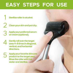 USEENN Derma Roller lifestyle shot in use on skin