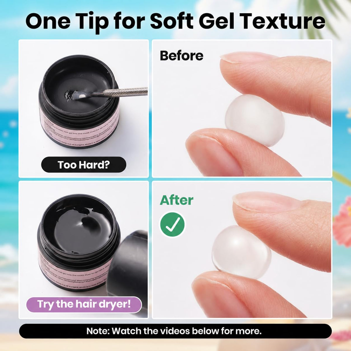user applying beetles Gel Polish 3D Gel at home