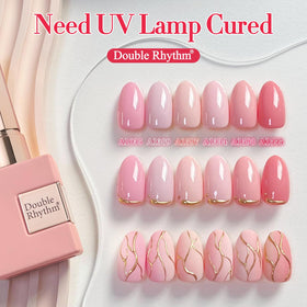 User applying Double Rhythm Gel Polish at home