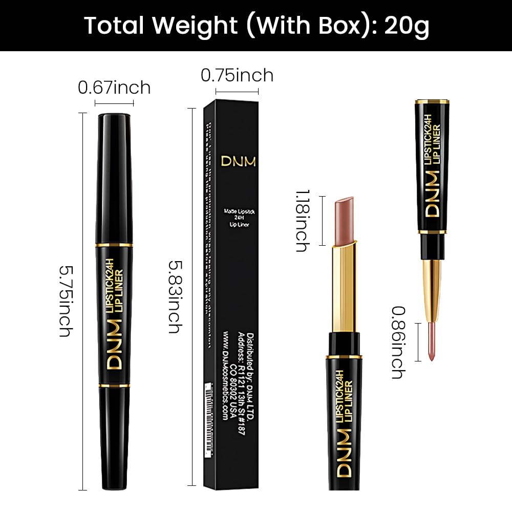 User applying Kaely Lip Liner and Lipstick
