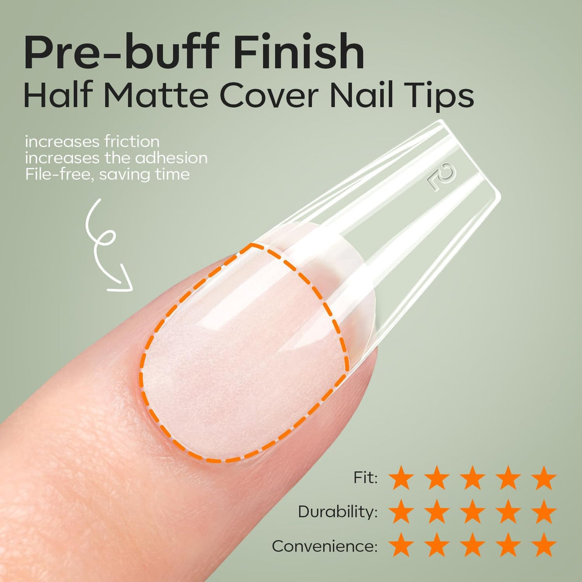 User applying modelones nail glue on nail tips