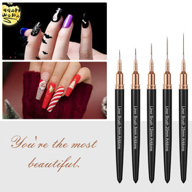 User applying nail art with Artdone metallic pens