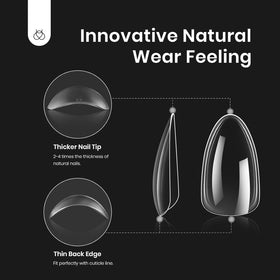 User applying nail tips with beetles Gel Nail Kit