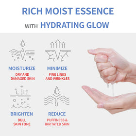 User applying #OOTD Hydrating Soothing Sheet Mask