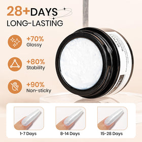User applying SUPWEE 3D Gel Nail Art Sculpture Kit at home