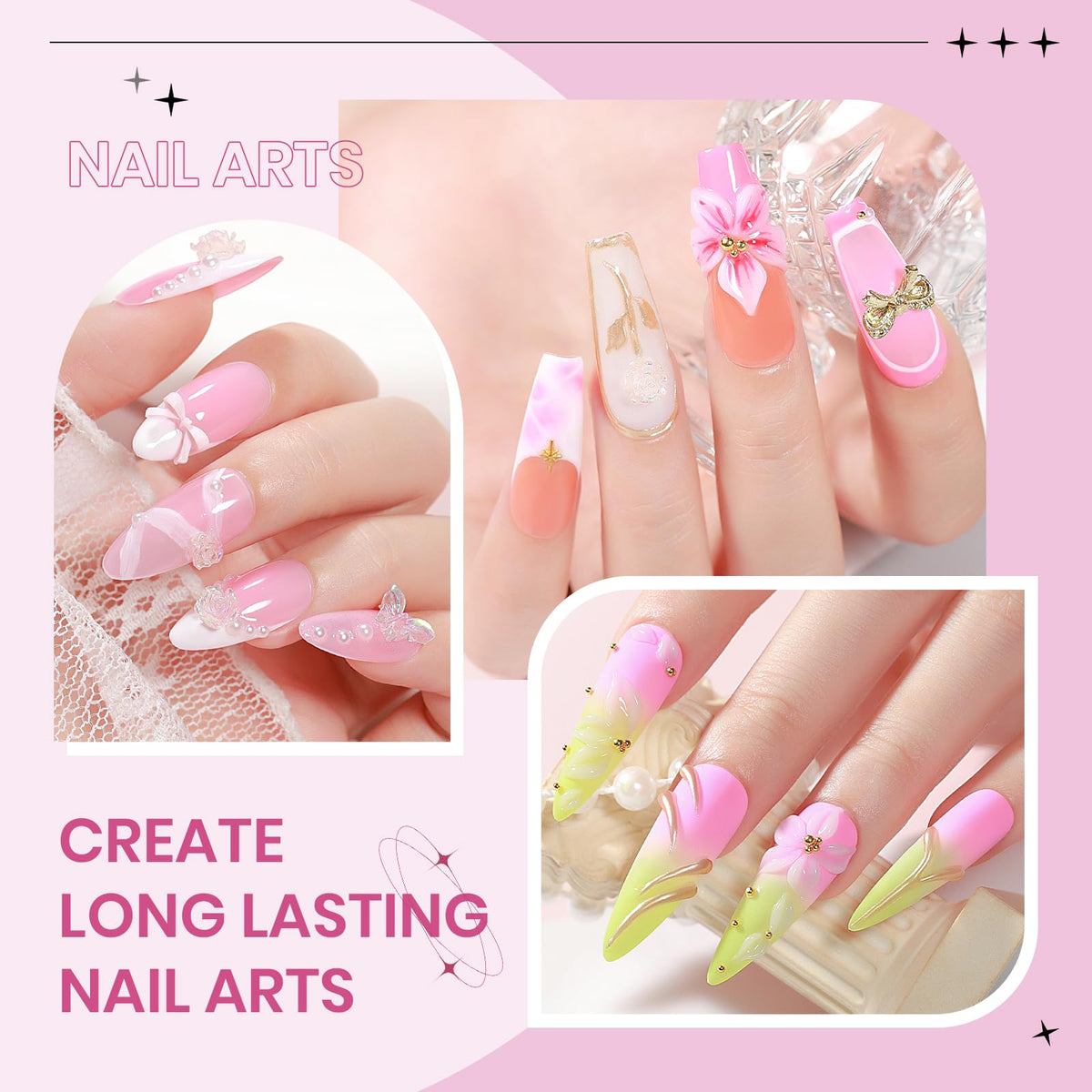 User applying SUPWEE 3D Nail Gel