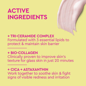 User enjoying BYOMA Bio-Collagen Radiance Facial Mask