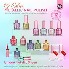 User-friendly brush applicator of SAVILAND nail polish