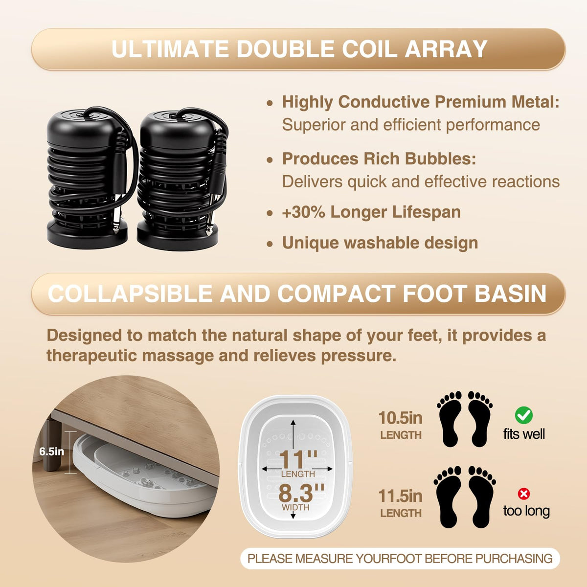 User-friendly instructions for Olixie Ionic Foot Bath