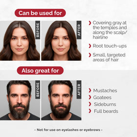 User-friendly instructions included in RB RENATA BEAUTY Tint Kit