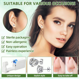User-friendly Novopiercing ear piercing gun in action