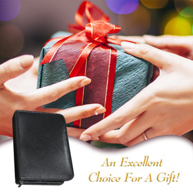 User holding RedFlow manicure set for travel grooming