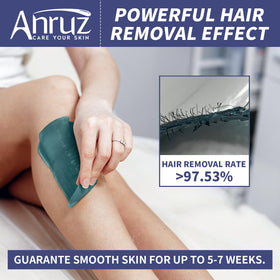 User manual for ANRUZ Waxing Kit showing instructions