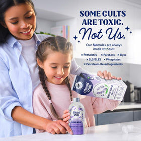 User washing hands with Cleancult Liquid Hand Soap