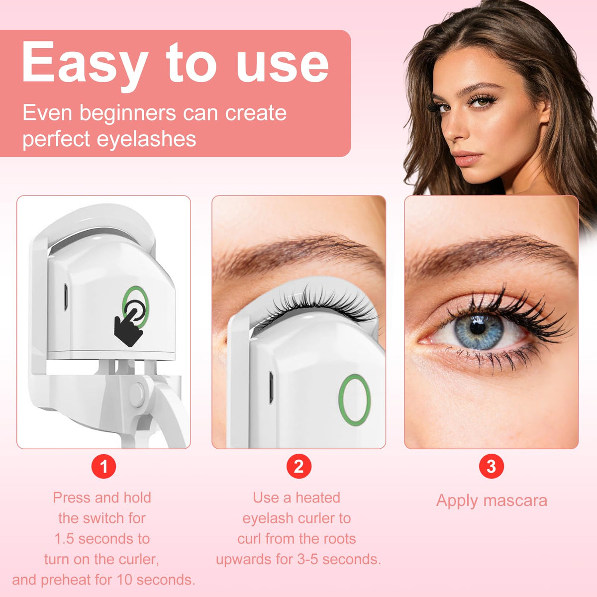 Utook Heated Eyelash Curler elegant gift box presentation