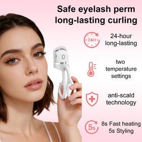 Utook Heated Eyelash Curler showing USB Type-C charging port