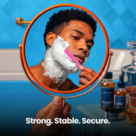 Utopia Care Straight Razor lifestyle scene with grooming kit