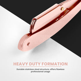 Utopia Care Straight Razor showing ergonomic design