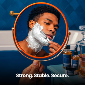 Utopia Care Straight Razor with safety cap in place