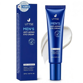 Uttse Men’s Anti Aging Eye Cream front view, 32g packaging