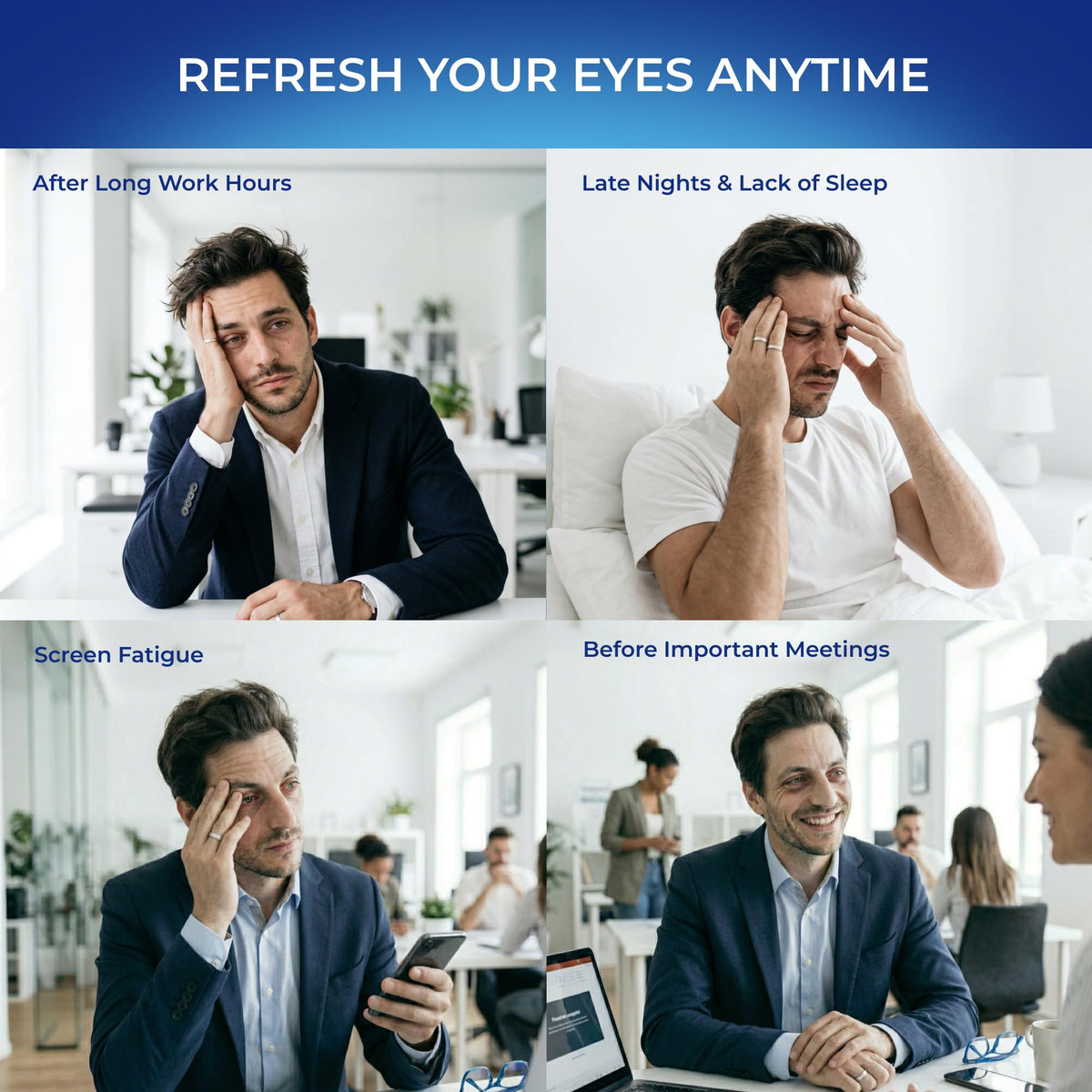 Uttse Men’s Anti Aging Eye Cream with ingredients displayed