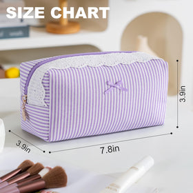 UUYUUY cosmetic bag displayed with toiletries and makeup
