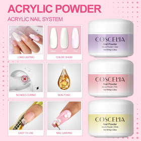 UV lamp from COSCELIA Acrylic Nail Kit