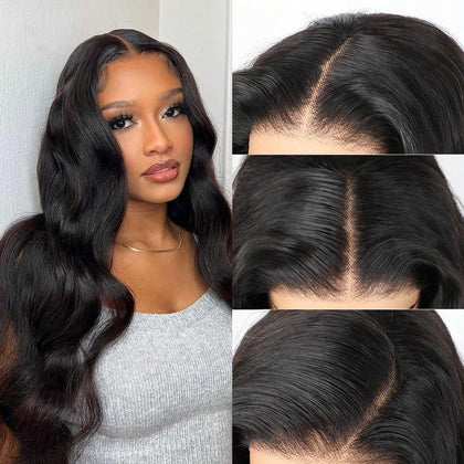 Uveous Glueless Wig 22 Inch body wave front view