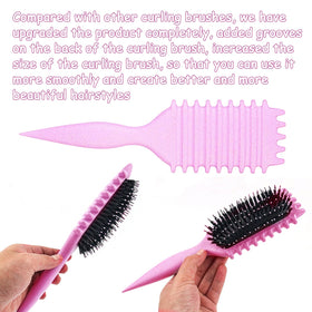 UVZNUMG Curly Hair Brush showing soft bristles