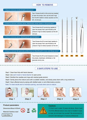 UWOIST blackhead removal tools kit with various tools