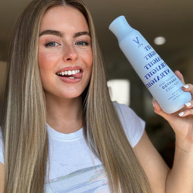 V&CO Straight Hair Moisturizing Shampoo 12 oz side view