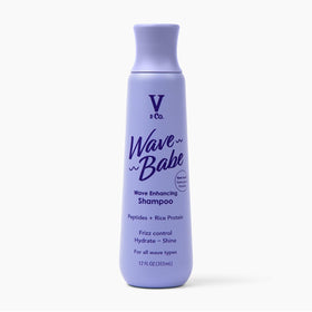 V&CO Wave Babe Wavy Hair Shampoo 12 fl oz front view