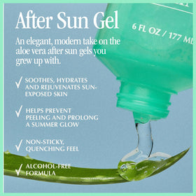 VACATION After Sun Aloe Vera Gel 6oz back view