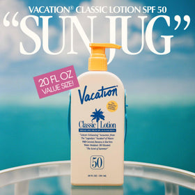 VACATION Classic SPF 50 Sunscreen Lotion 20 fl. oz. back view