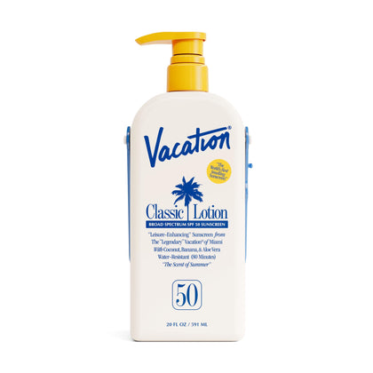 VACATION Classic SPF 50 Sunscreen Lotion 20 fl. oz. front view