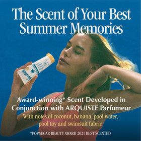 VACATION Classic SPF 50 Sunscreen Lotion side view showing packaging