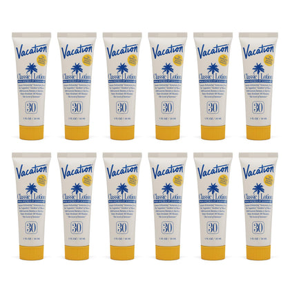 VACATION Mini Classic SPF 30 Sunscreen Lotion pack of 12