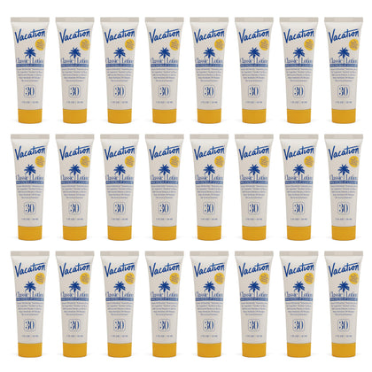 VACATION Mini Classic SPF 30 Sunscreen Lotion pack of 24 front view