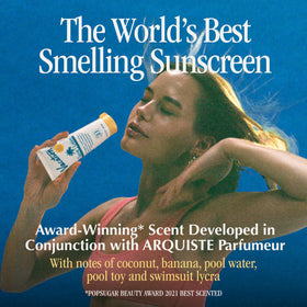 VACATION Mini Classic SPF 30 Sunscreen Lotion with beach accessories