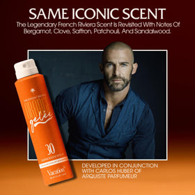 VACATION Orange Gelée SPF 30 Sunscreen Spray with air freshener
