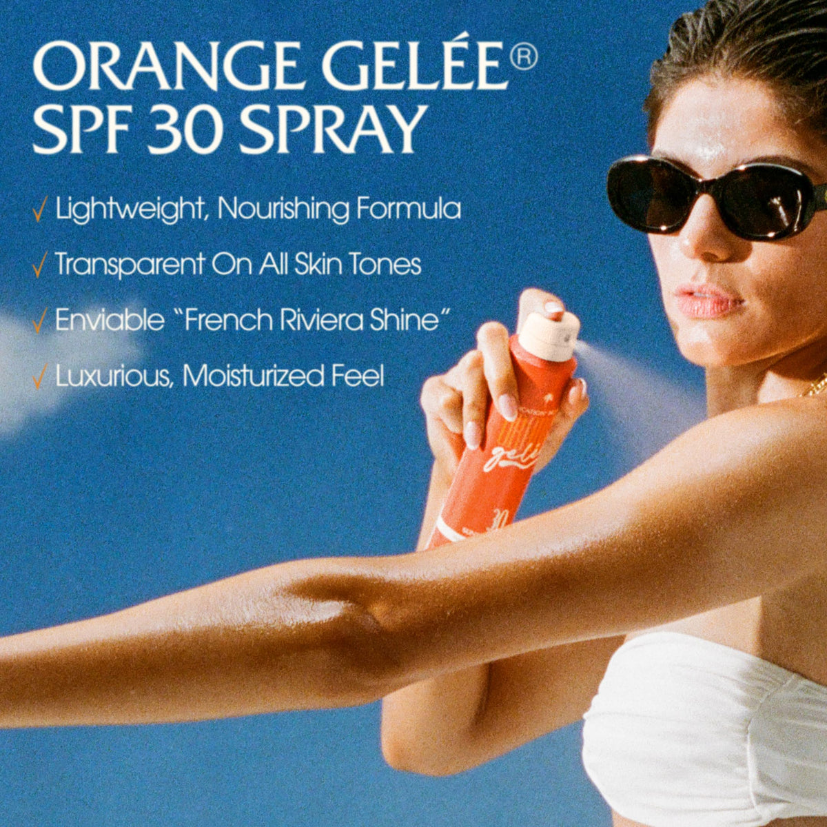 VACATION sunscreen gel and spray with air freshener