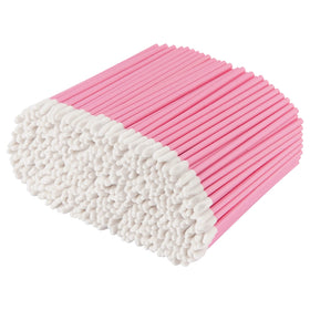 Vaincre 500PCS disposable lip wands pink handle front view
