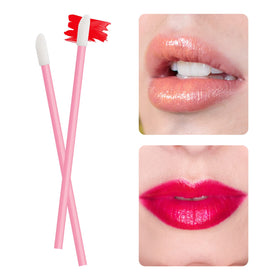 Vaincre disposable lip wands arranged neatly